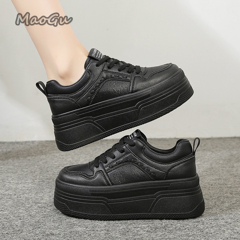 Chunky Sneaker Platform - Женские белые кроссовки на платформе для