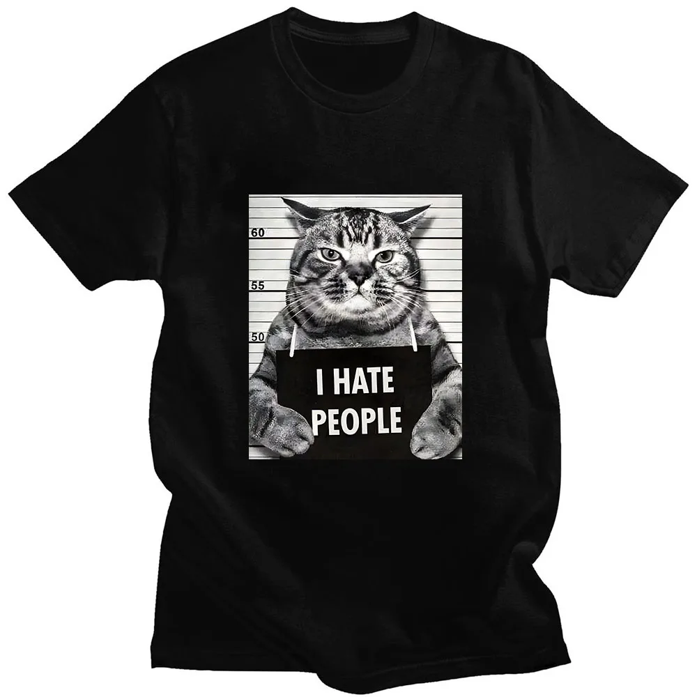 Street Fashion Asian - Футболка с принтом «I Meow» в