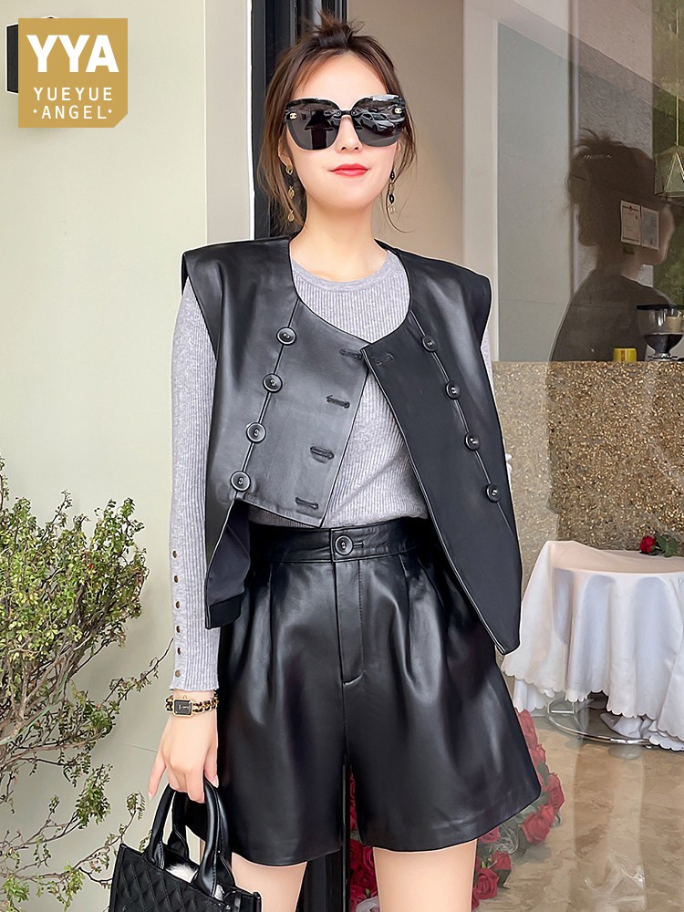 Street Fashion News - Новый весенний женский двубортный жилет, топ