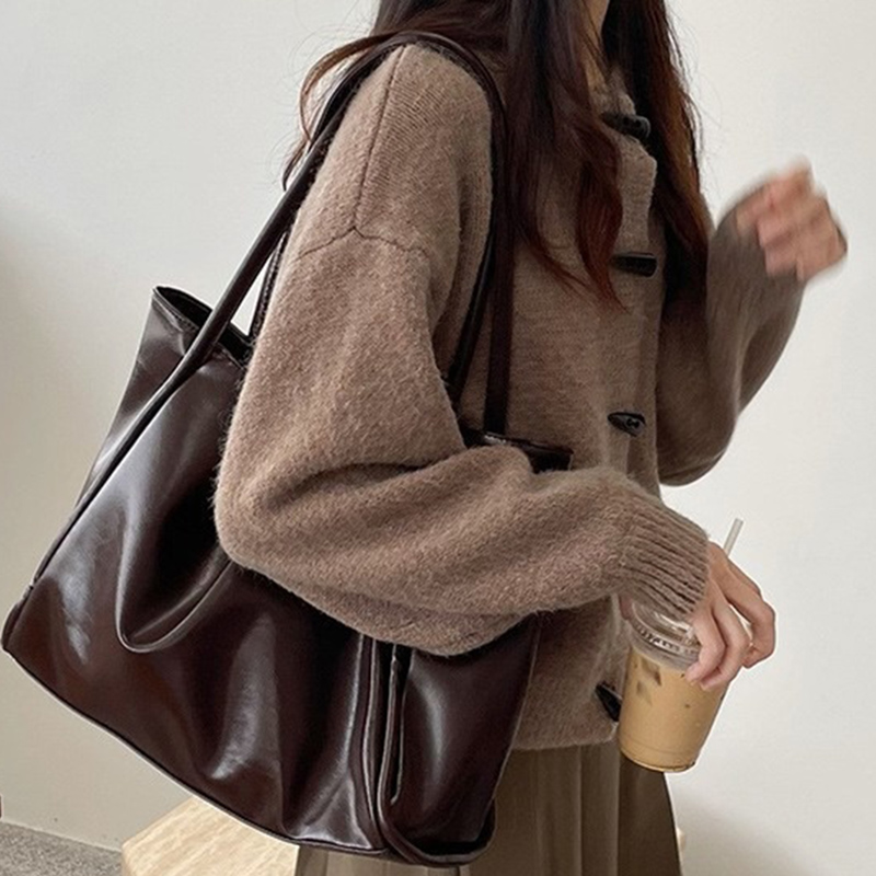 Street Fashion Korean - Женская винтажная сумка-тоут 2026 года: новая