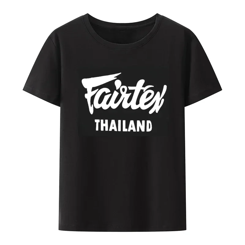 Street Fashion Thailand - Футболка Fairtex, Таиланд, черная повседневная футболка