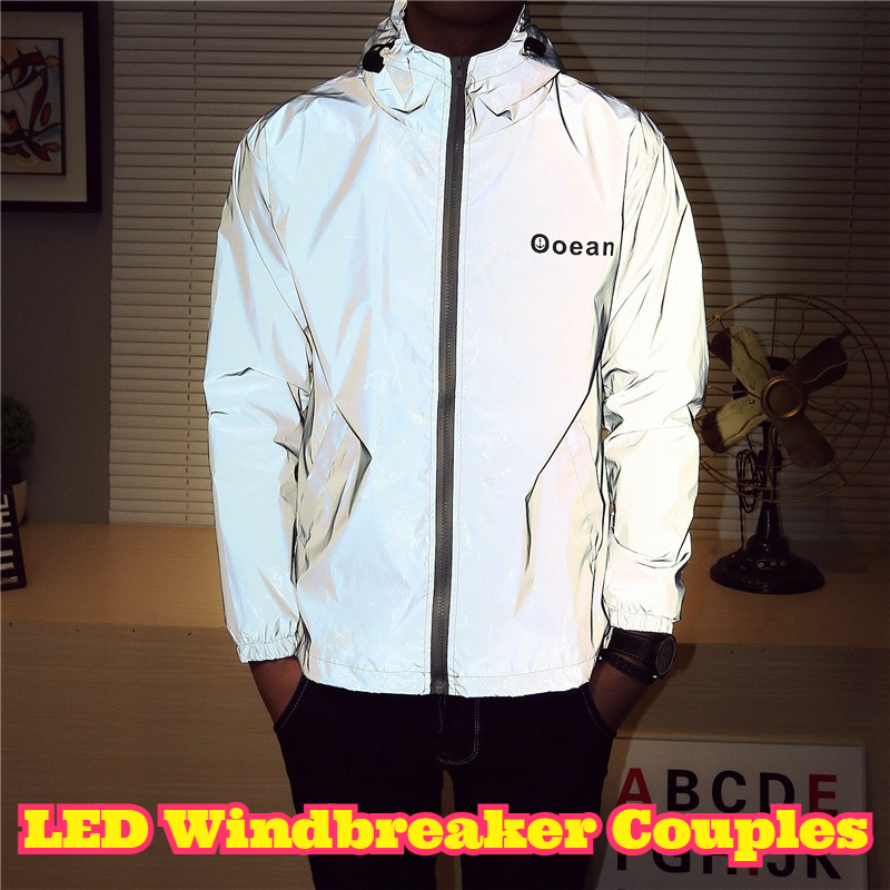 Ветровка со светодиодной подсв – обзор и цена Reflective Jacket Running