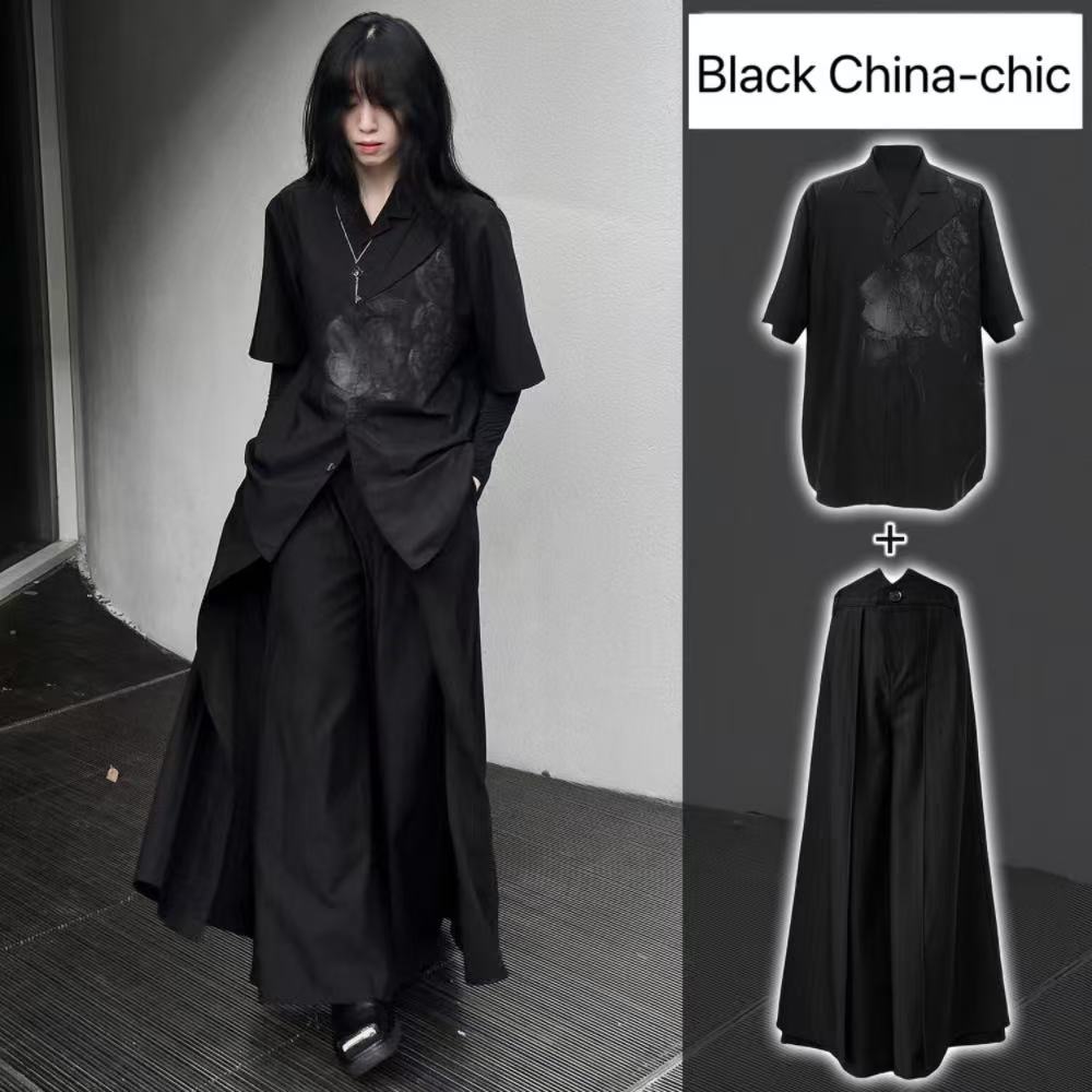 Крутой черный новый костюм в к – обзор и цена Street Fashion In Chinese