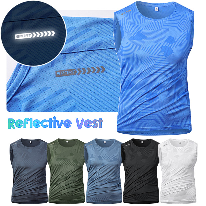 Мужской светоотражающий жилет  – обзор и цена Reflective Jacket Running