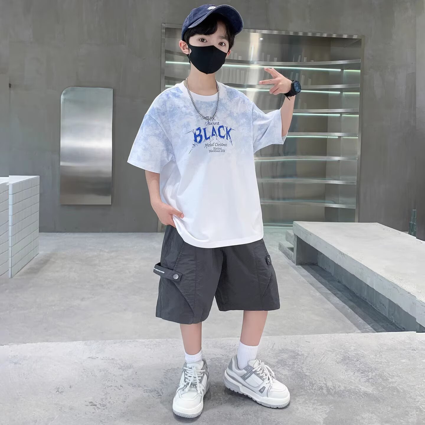 Новый летний костюм для мальчи – обзор и цена Street Fashion Japan 2025