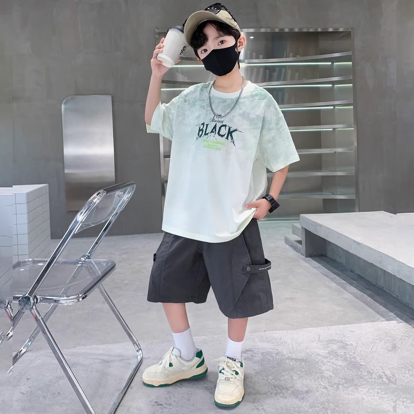 Новый летний костюм для мальчи – обзор и цена Street Fashion Japan 2025