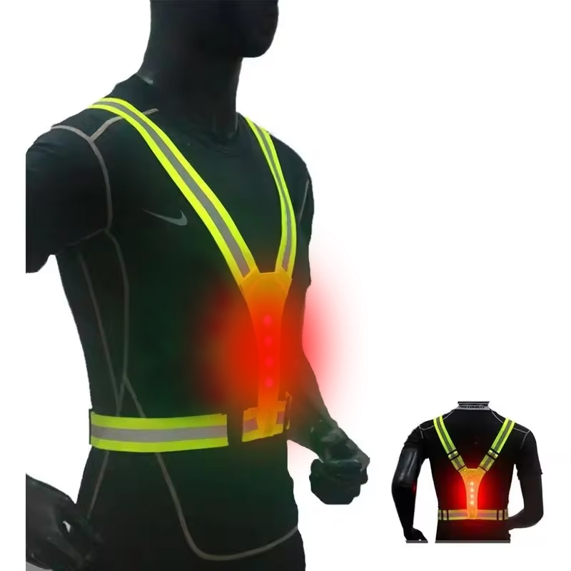 Светодиодный жилет для бега, с – обзор и цена Reflective Jacket Running