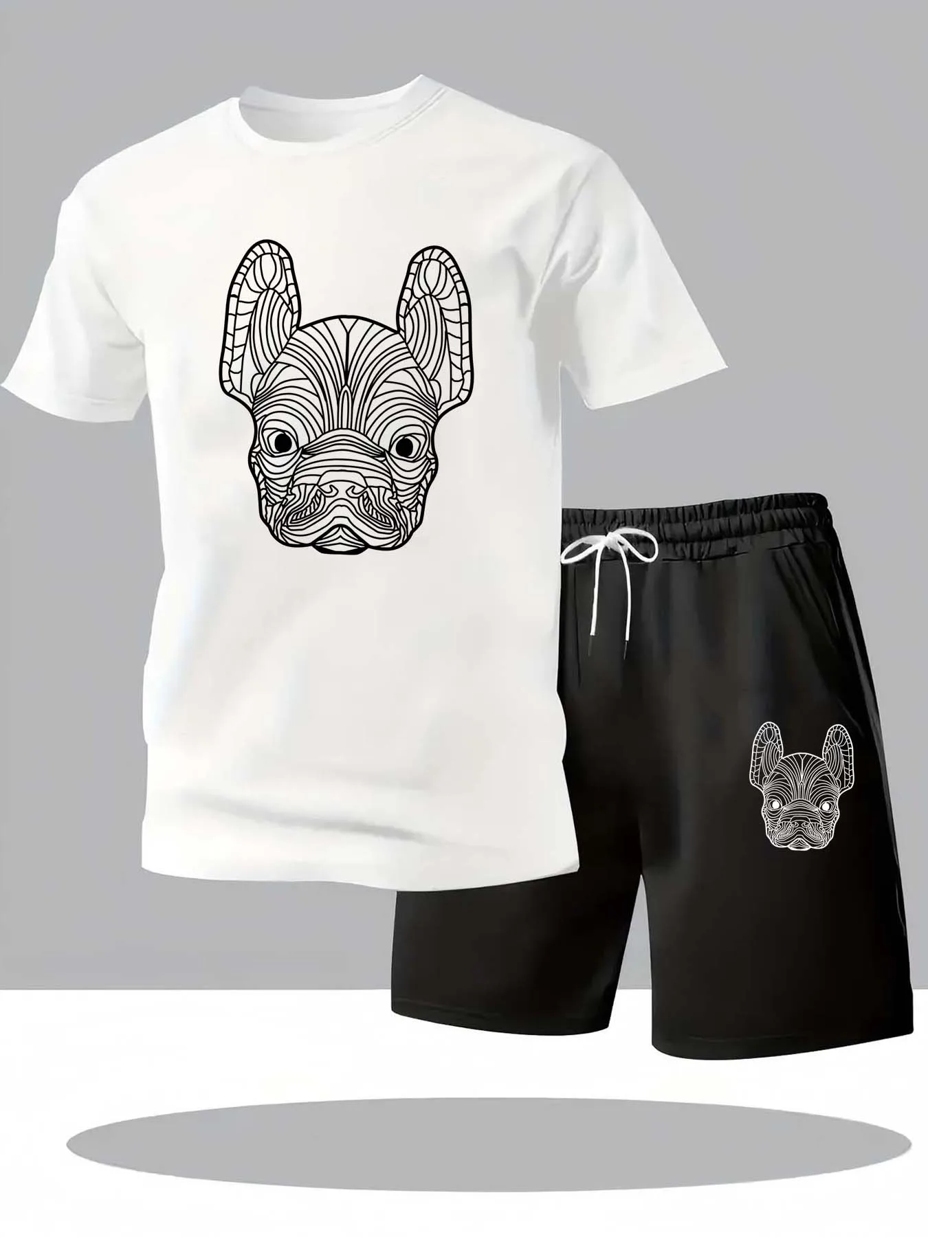 Летний мужской комплект из быс – обзор и цена Street Fashion Tshirt