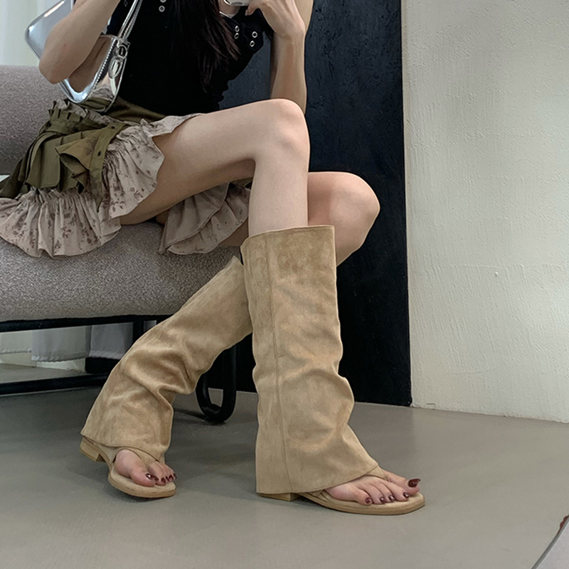 Женские сапоги с вырезами, бар – обзор и цена Street Fashion Korean