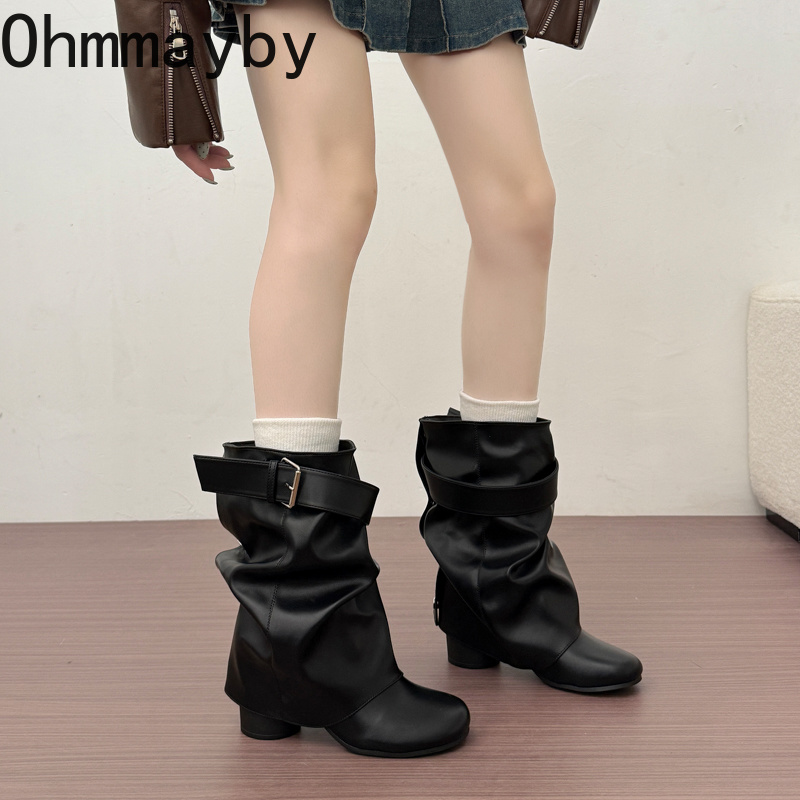 Новые женские кожаные ботинки  – обзор и цена Street Fashion Female